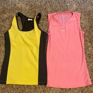 💥2/$12💥Bundle Workout Tops Size Small 💖🖤💛